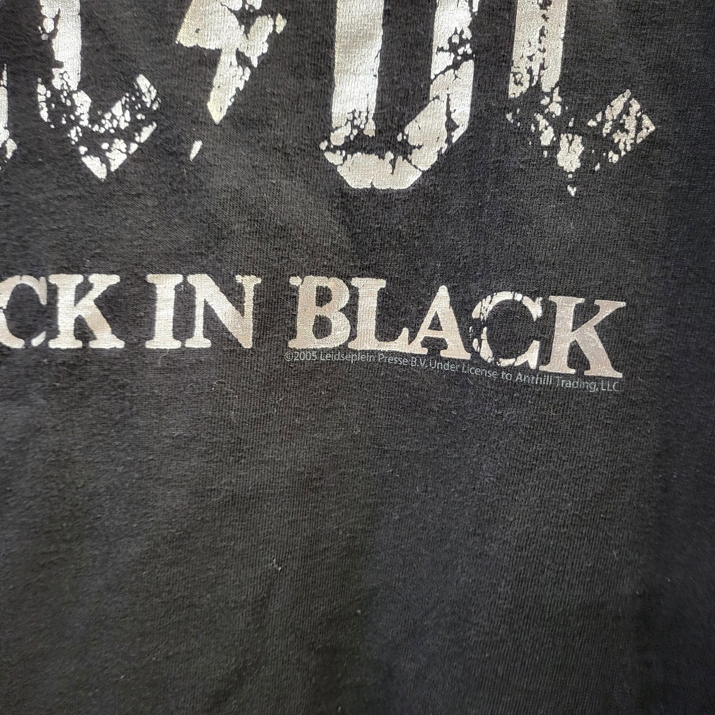 2005 AC DC Back In Black Shirt
